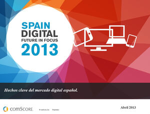 PPT-Vorlage für die Trendanalyse des spanischen Marktes für digitale Produkte 2013