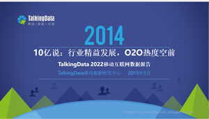 Internet mobil 2014 șablon ppt raport de analiză a datelor