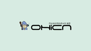 程序员技术团队OHICN开发介绍讲解动画ppt模板
