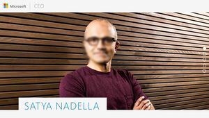 微软 CEO Satya Nadella 模仿网站风格