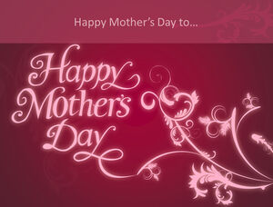Happy Mother's Day Mother's Day ppt template