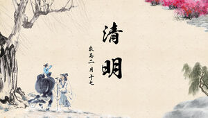 2015 Qingming Festival originale ppt-Vorlage herunterladen