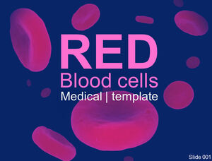 Modello ppt di ricerca sulla scienza del sangue dei globuli rossi
