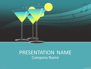 Music and drinks entertainment and leisure ppt template