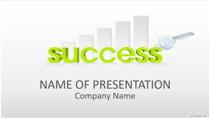 Grafik ke atas Simbol kesuksesan sukses template ppt bisnis ringkas