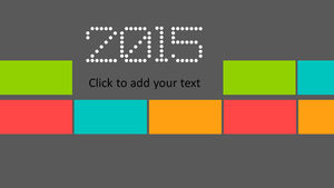 Vitalitas warna cocok untuk template ppt rencana kerja 2015