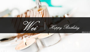 22nd birthday ppt template