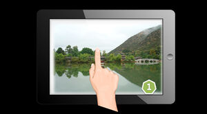 Tutorial di produzione ppt effetto navigazione touch iPad