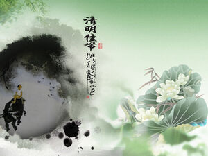 Qingming Festival ppt template