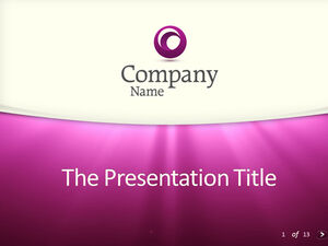Background dynamic light purple European and American style business ppt template