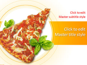 Pizza western food diet ppt template