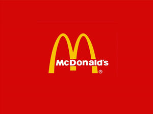 McDonald's Çin ppt şablonu