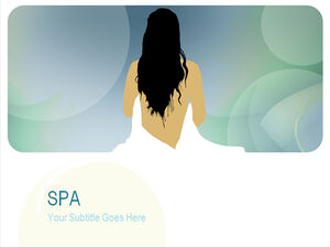 SPA vector ppt template