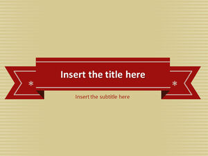 Eye-catching title ppt template