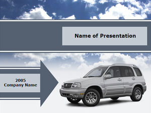 Model introduction automobile industry ppt template