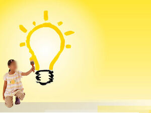 Illuminez l'espoir et dessinez la lumière: modèle ppt d'enseignement primaire