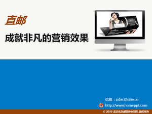 China Post direct mail service ppt template