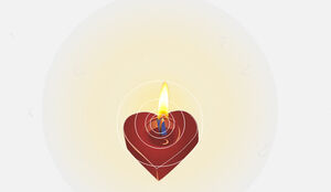 Candlelight - template ppt dinamis Hari Guru