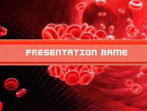Microscopic world white blood cell picture ppt template