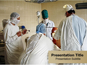 Hospital operating room doctor surgery ppt template