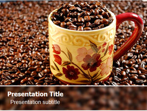 Coffee beans and cups business PPT
