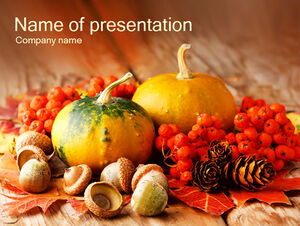 Melon and fruit ppt template