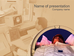 Medical equipment inspection body ppt template