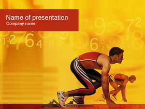 Track and field competition ppt template