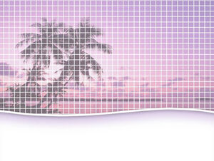 紫色海岸ppt模板