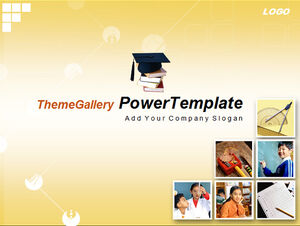 Doctoral graduation education ppt template