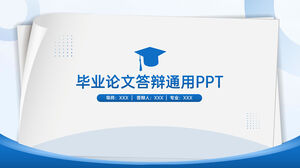 Modelo de ppt de defesa de tese de graduação acadêmica de papel enrolado