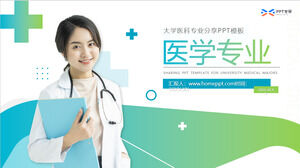 University medical professional teaching courseware ppt template