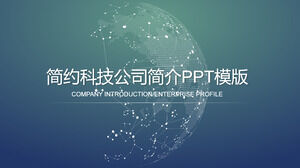 Perfil de empresa de tecnología verde PPT