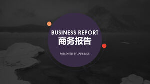 Raport biznesowy raport z pracy szablon PPT