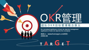 Plantilla PPT de entrenamiento del método de gestión de objetivos OKR