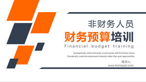 Non-financial staff financial budget training PPT template