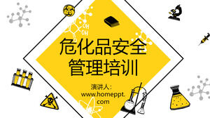 Hazardous chemicals safety management training PPT template