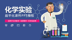 Vorlage für wissenschaftliche Chemieexperimente PPT-Kursunterlagen