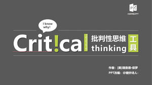 „Critical Thinking Tools“ PPT-Lesehinweise