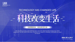 Tehnologia schimbă viața șablon PPT