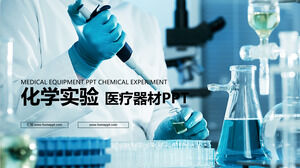 Dynamiczny eksperyment chemiczny szablon PPT