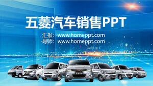 Modelo de PPT de vendas de carros Wuling
