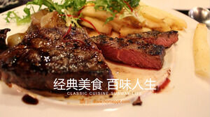 Șablon PowerPoint Steak Gourmet