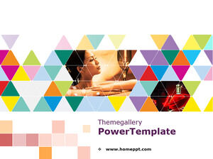 Beauty health PPT template