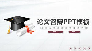 Plantilla PPT simple y práctica para defensa de graduación.