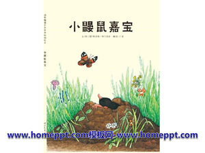 Povestea cărții ilustrate a micuței cârtițe Jiabao PPT