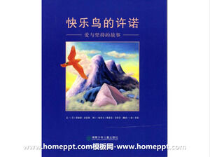 Obietnica książki z obrazkami Happy Bird PPT