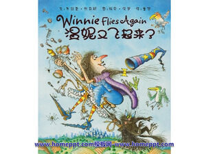 Winnie Flying Again Libro illustrato Story PPT