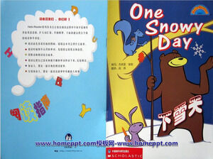 PPT din cartea ilustrată Povestea zilelor cu zăpadă