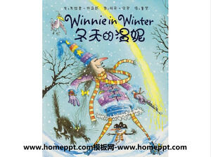 Historia del libro ilustrado de Winnie en invierno PPT